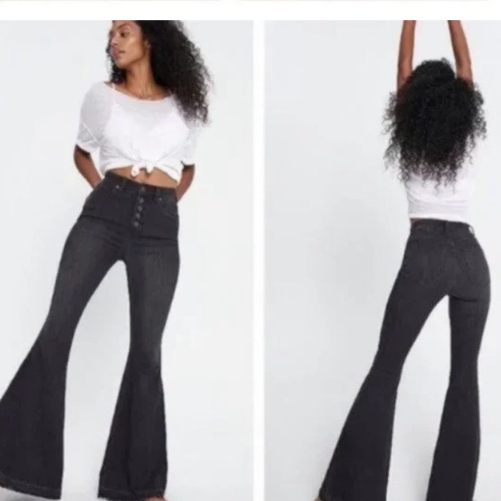 FREE OEOPKE flare jeans - Picture 2 of 2